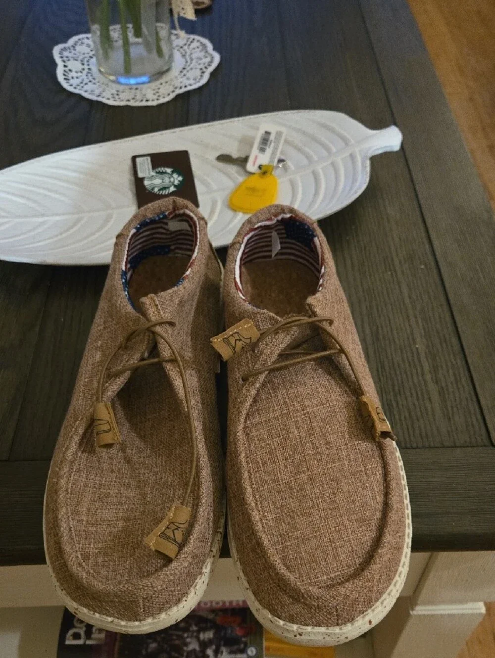 Casual Slip-On Men’s Shoes in Brown. Brand NEW.